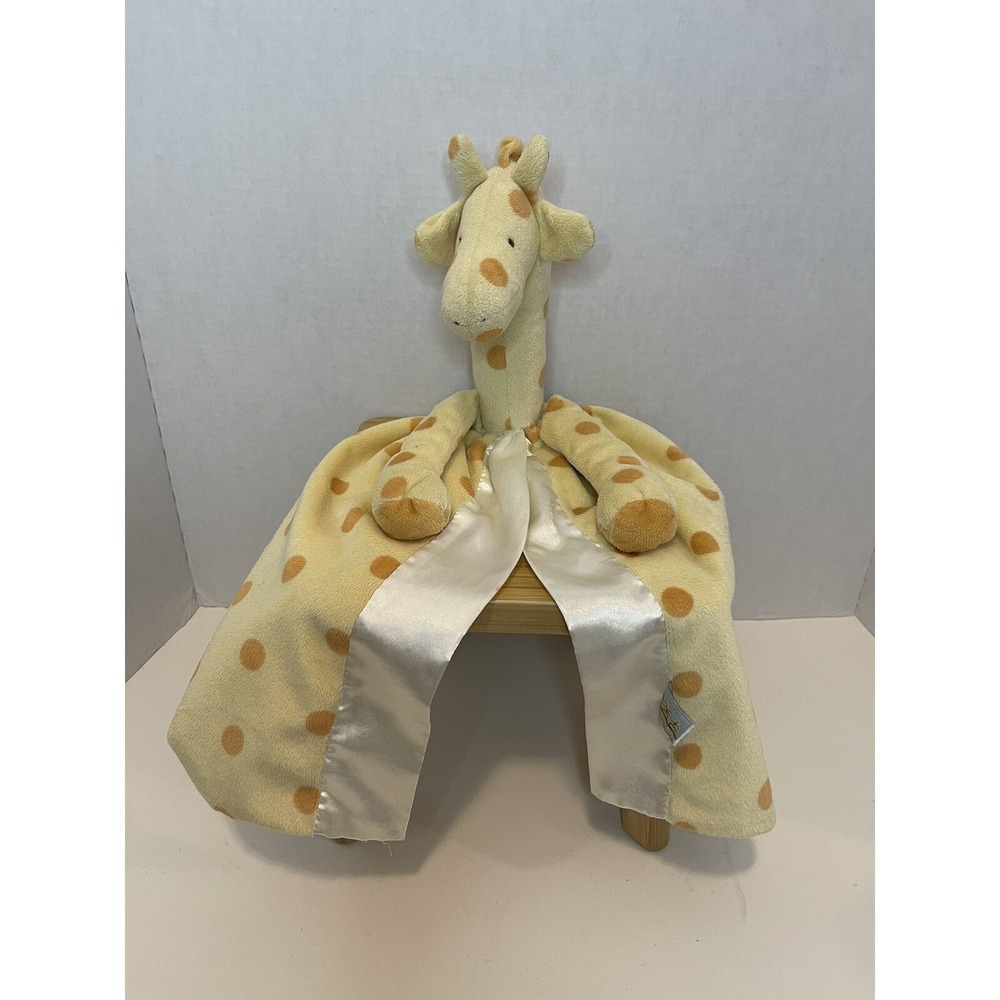 Bunnies by the Bay Giraffe RAFFY'S BUDDY BLANKET Yellow‎ Lovey Security